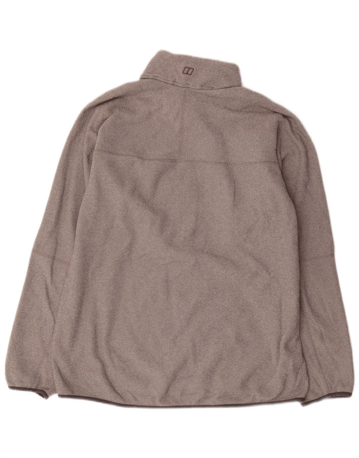 Berghaus moletom masculino com zíper e gola 2XL poliéster cinza