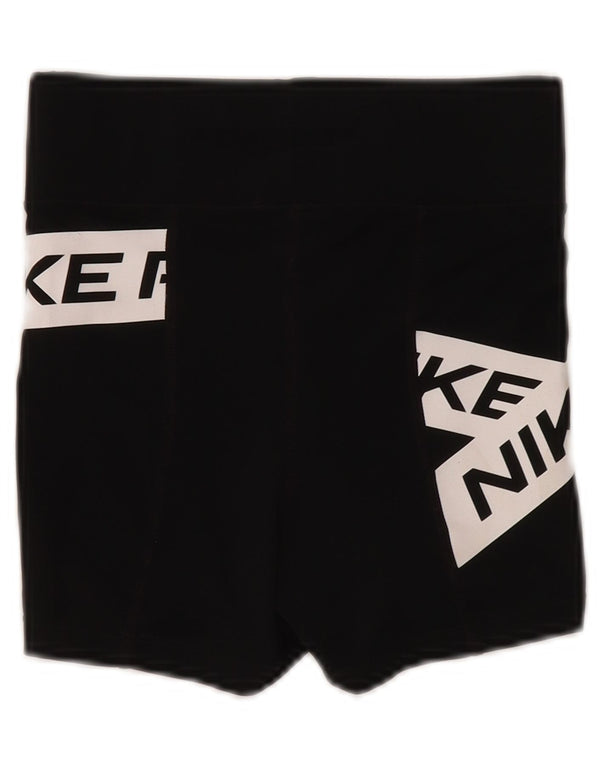 Shorts esportivos gráficos femininos Nike Dri Fit UK 4 XS preto colorblock