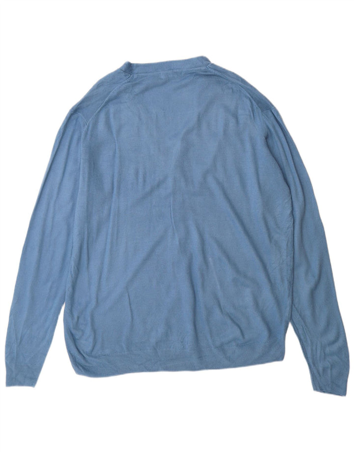 Suéter cardigã masculino James Pringle XL azul
