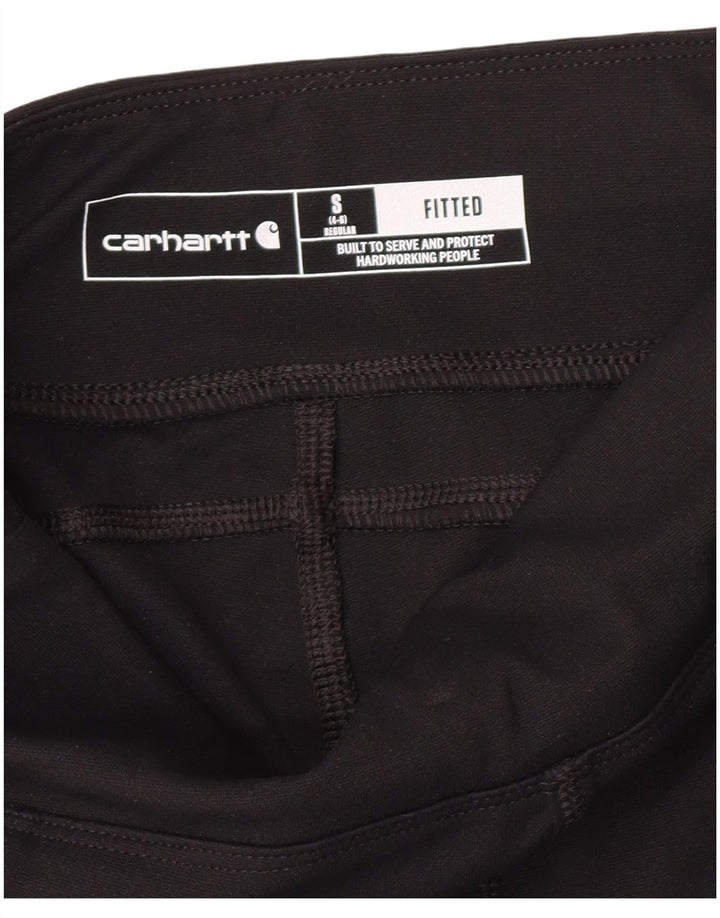Leggings justas femininas Carhartt US 4/6 pequenas pretas