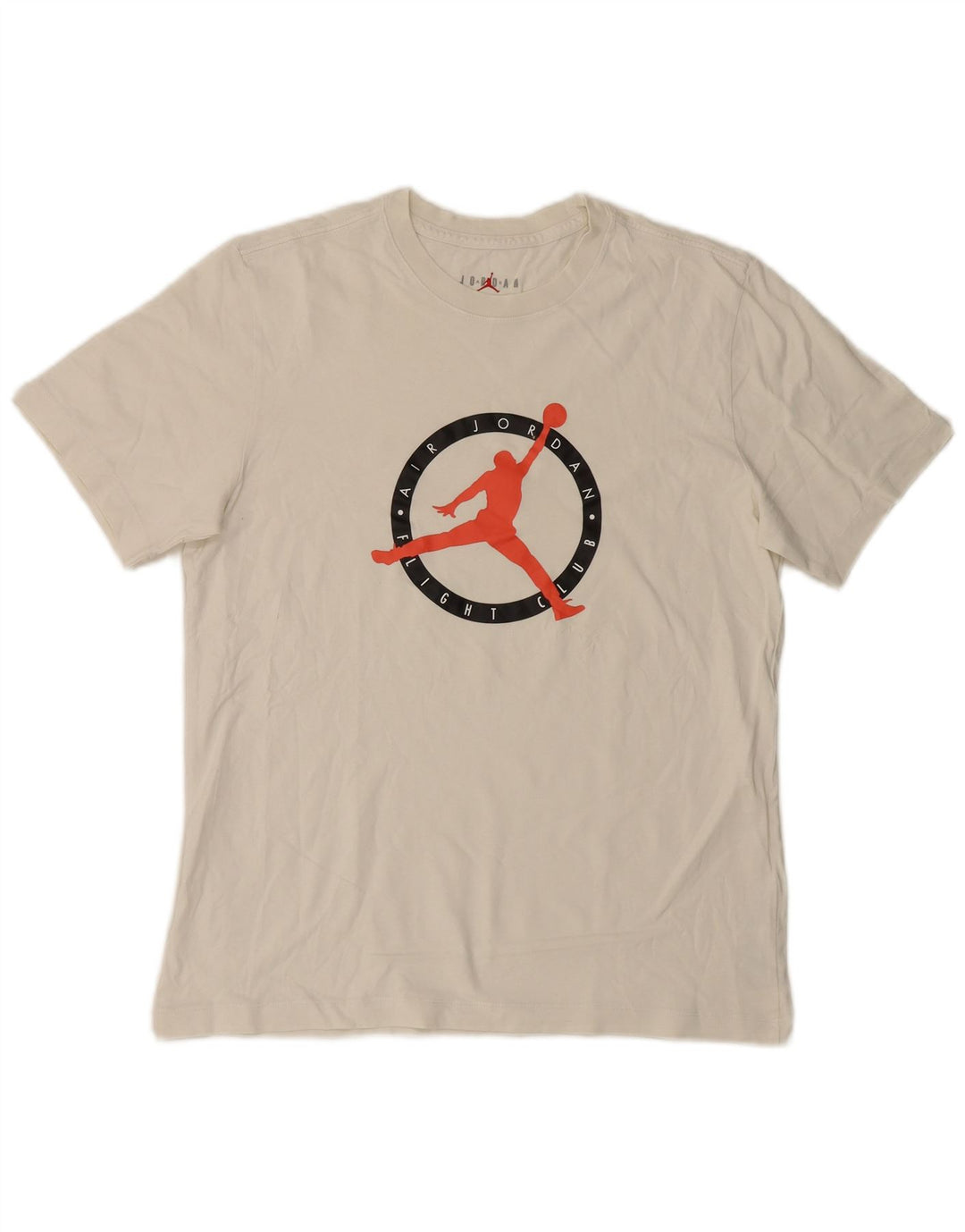 Camiseta Jordan masculina gráfica Top médio algodão branco