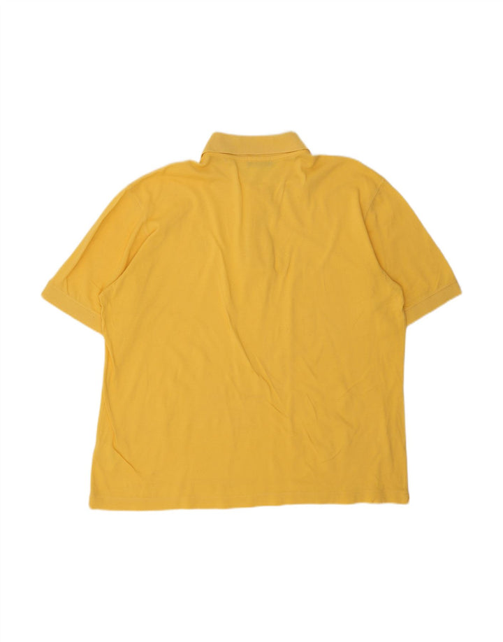 SERGIO TACCHINI Polo masculino IT 50 algodão amarelo médio