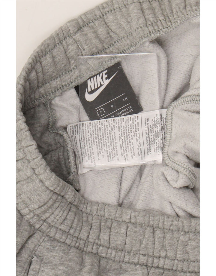 Calça de treino feminina Nike Joggers UK 10 pequeno cinza algodão