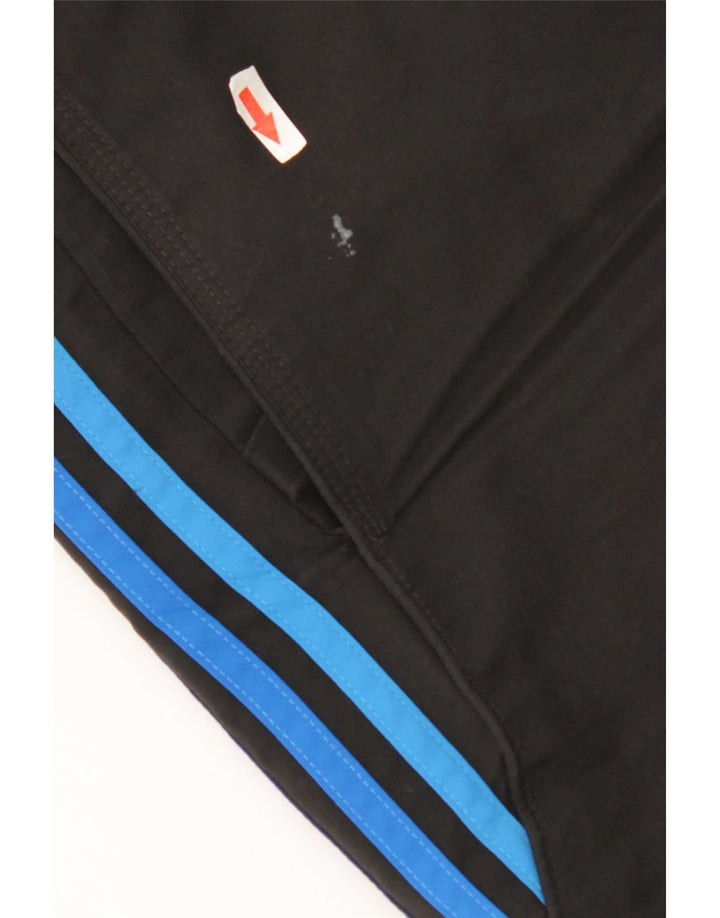 Shorts esportivos masculinos Adidas médio preto poliéster
