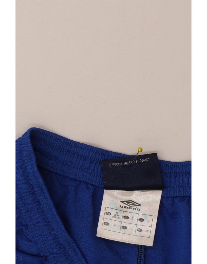 Shorts esportivos masculinos Umbro XL azul poliéster