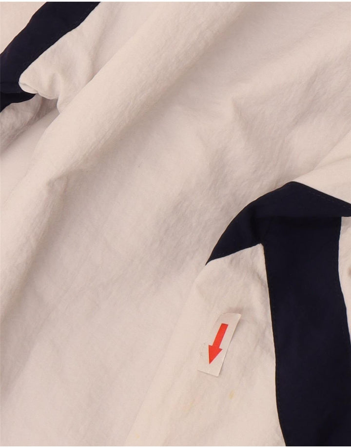 Jaqueta Fila Boys Oversized Graphic Anorak 5-6 Anos 2XS Branco Colourblock