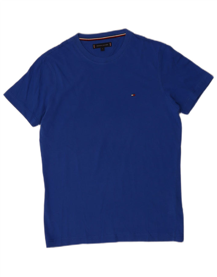 Camiseta masculina TOMMY HILFIGER top pequeno algodão azul