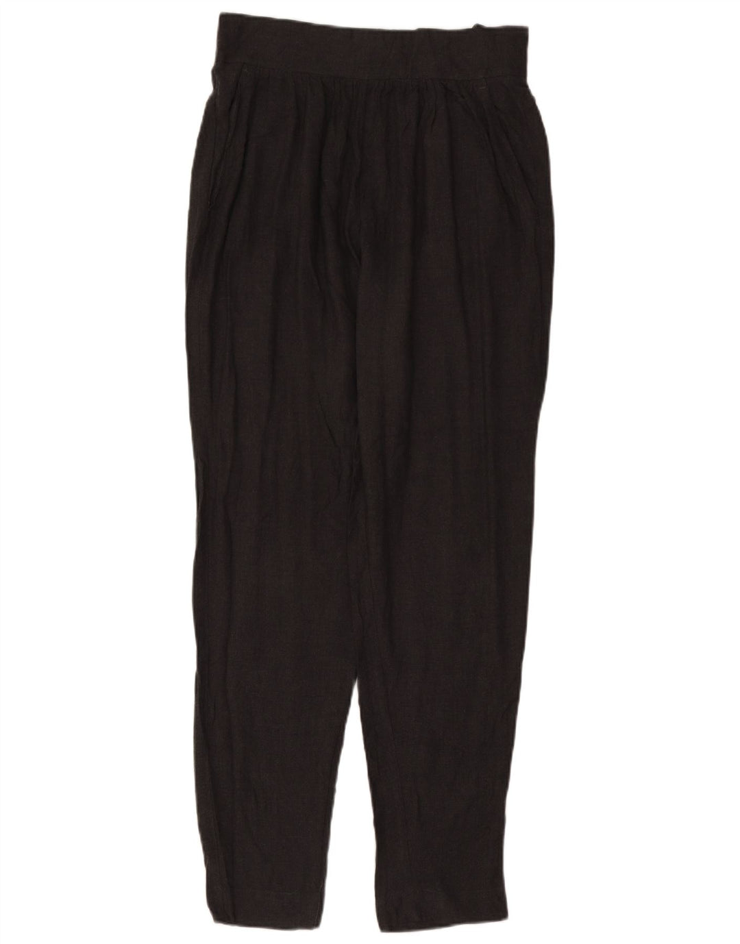 Calça feminina French Connection Pegged Suit UK 12 Médio W30 L31 Cinza