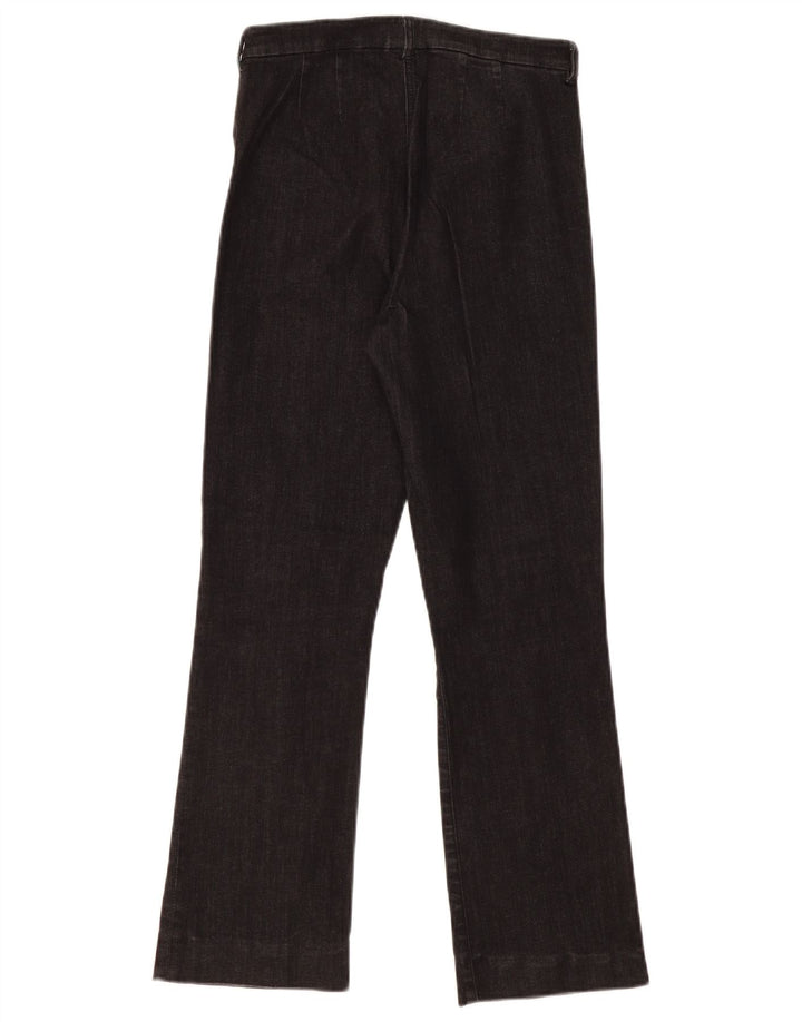 MAX MARA Jeans Bootcut Feminino Reino Unido 10 Pequeno W28 L28 Algodão Cinza