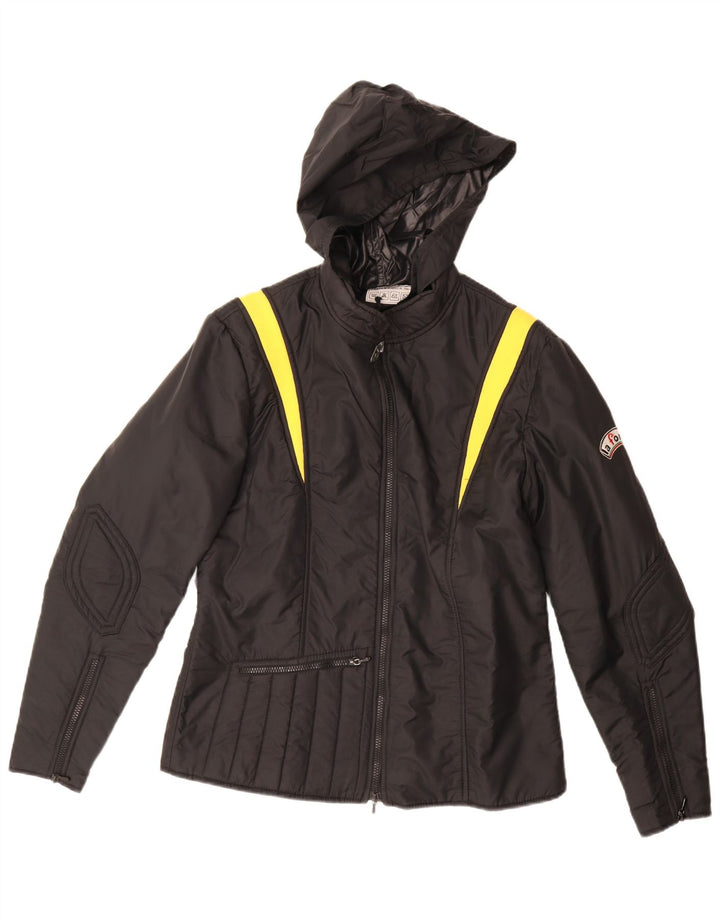 Jaqueta masculina com capuz Racer La Font UK 38 poliamida colorblock preta média