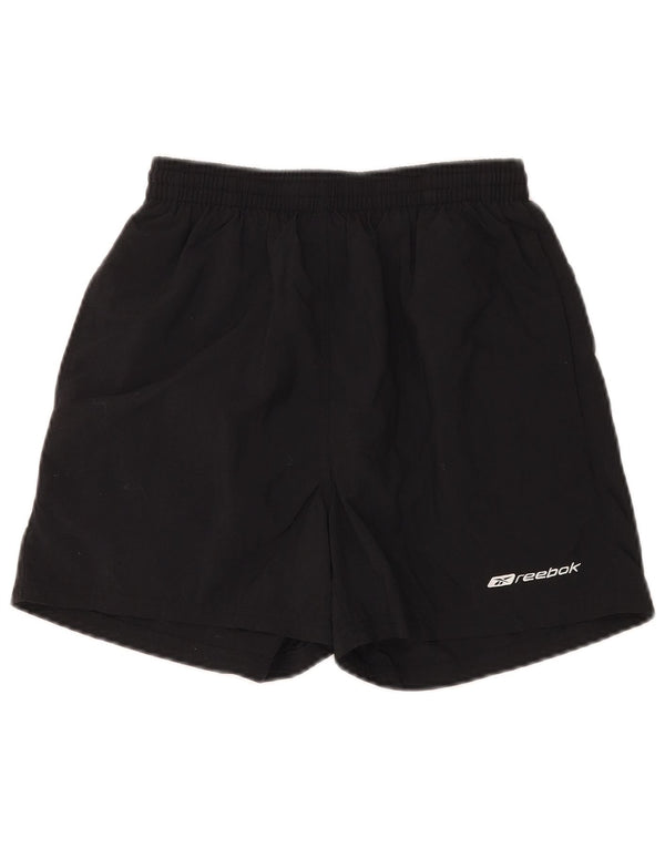 Shorts esportivos gráficos masculinos REEBOK XS preto nylon
