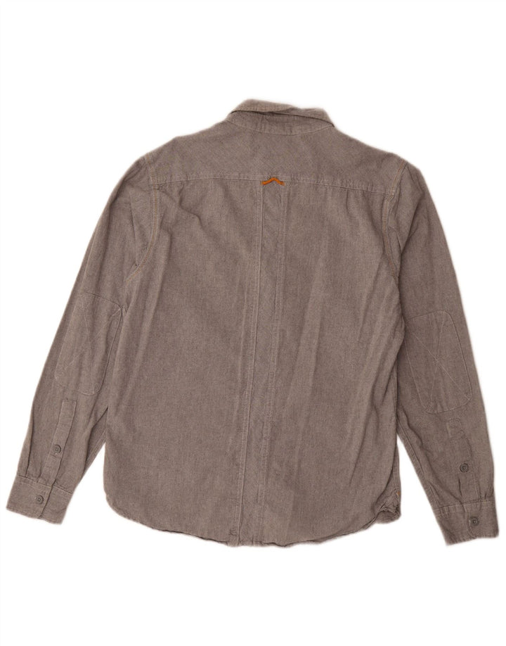 Camisa masculina RAB algodão cinza médio