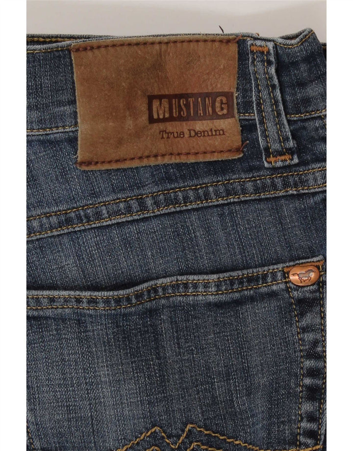 Mustang Mens Tramper Slim Fit Jeans Reta W34 L32 Azul