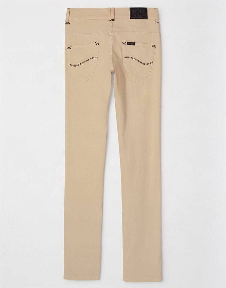 Lee Womens Amy Slim Jeans W27 L33 Off White Algodão