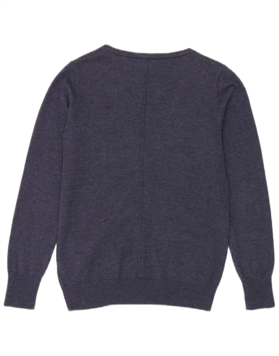 Suéter Cardigan Feminino Fat Face Reino Unido 10 Lã Azul Marinho Pequeno