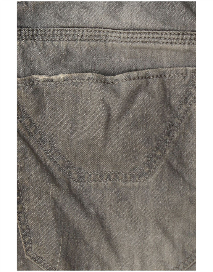 Jeckerson Jeans feminino slim W33 L29 algodão cinza
