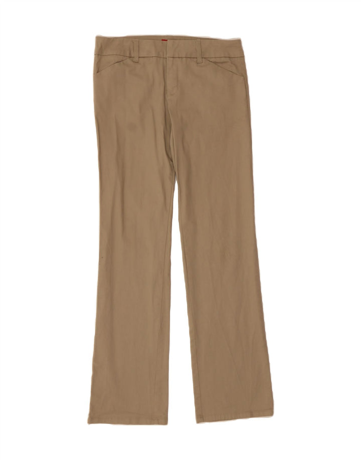 DICKIES Womens Bootcut Casual Trousers US 13 Large W32 L32 Brown Cotton Vintage Dickies and Second-Hand Dickies from Messina Hembry 