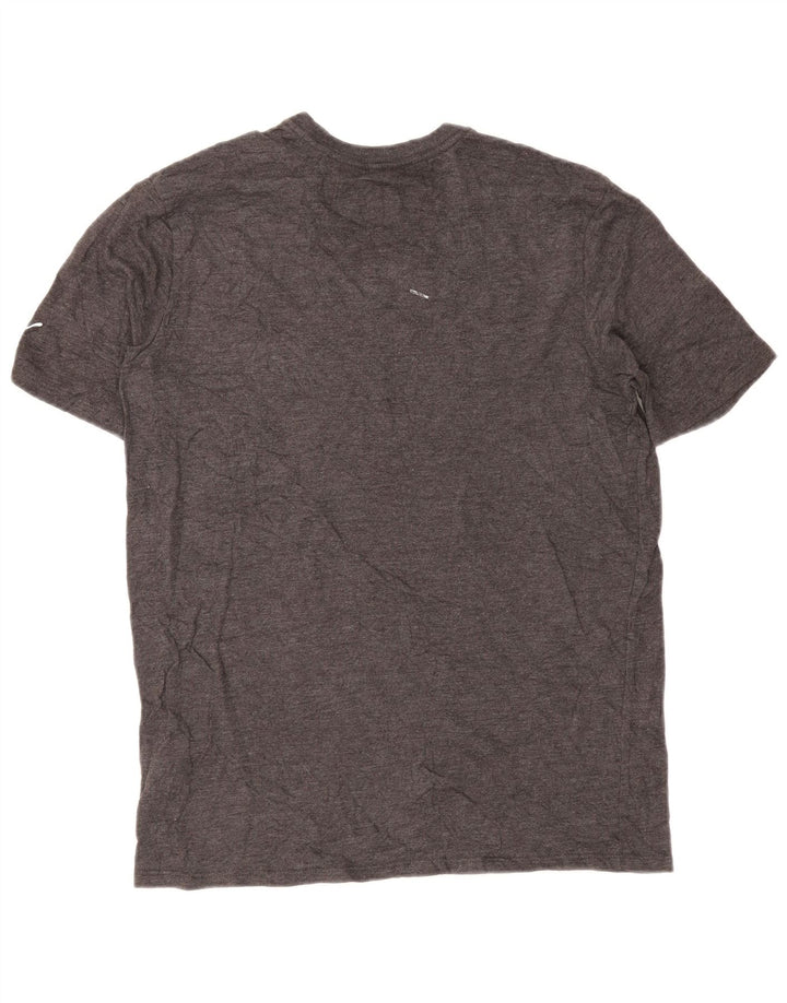 Puma Camiseta Masculina Graphic Top Pequeno Algodão Cinza