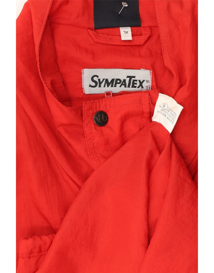 Jaqueta bomber masculina Sympatex Loose Fit UK 42 XL poliamida vermelha