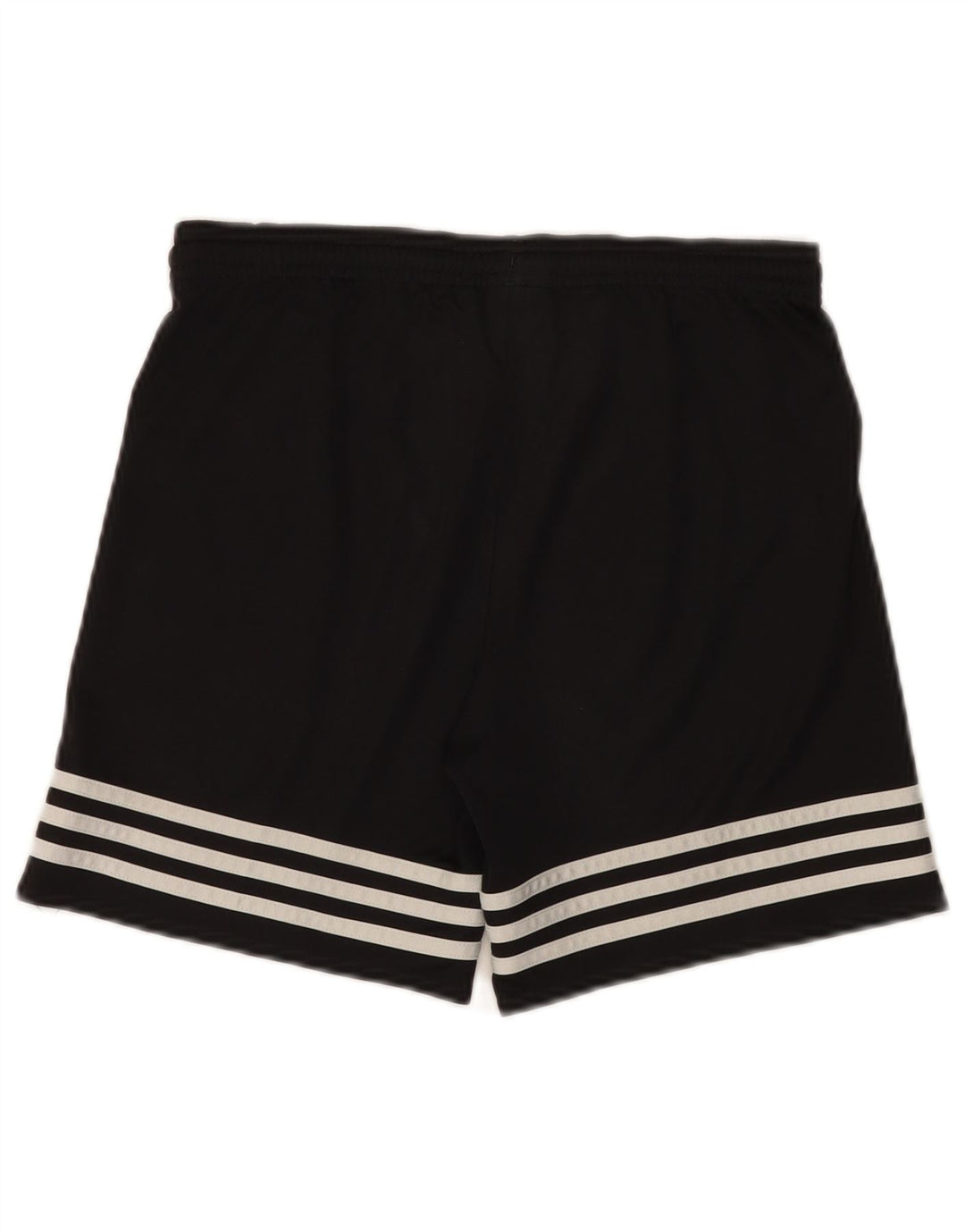 Shorts esportivos Adidas Boys Climalite 12-13 anos grandes pretos poliéster
