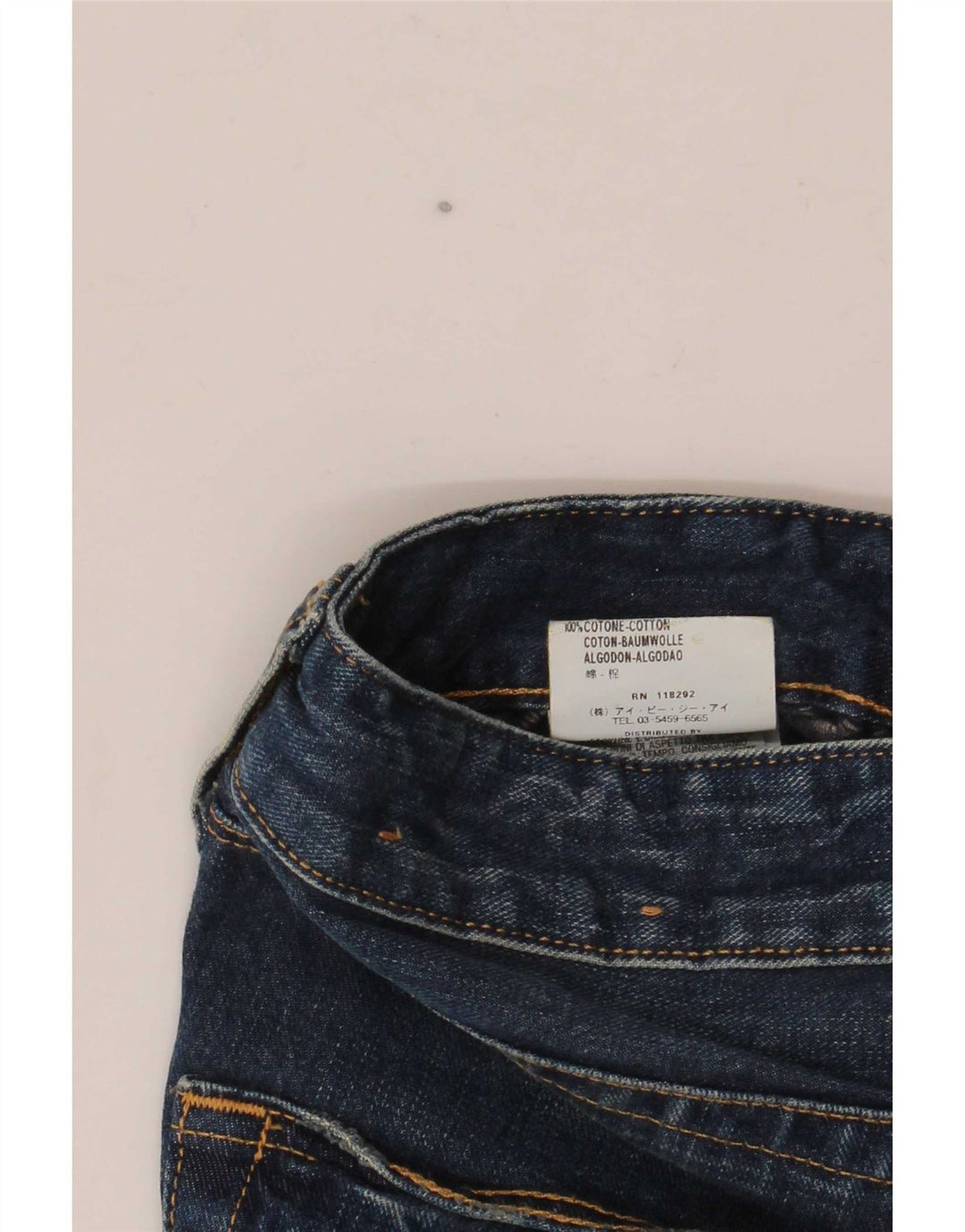 Shorts jeans feminino Replay W24 XS azul algodão