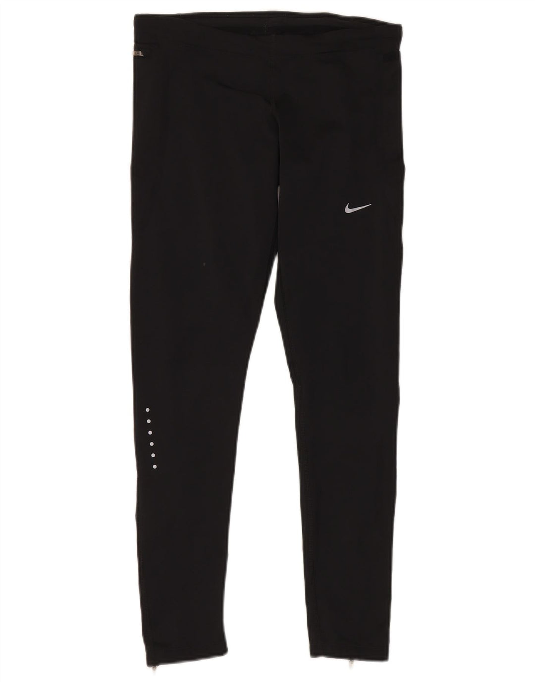 Leggings Nike Feminino UK 14 Médio Preto Poliéster Esportes