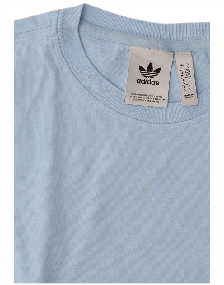 Camiseta Adidas Masculina Graphic Top Pequeno Azul