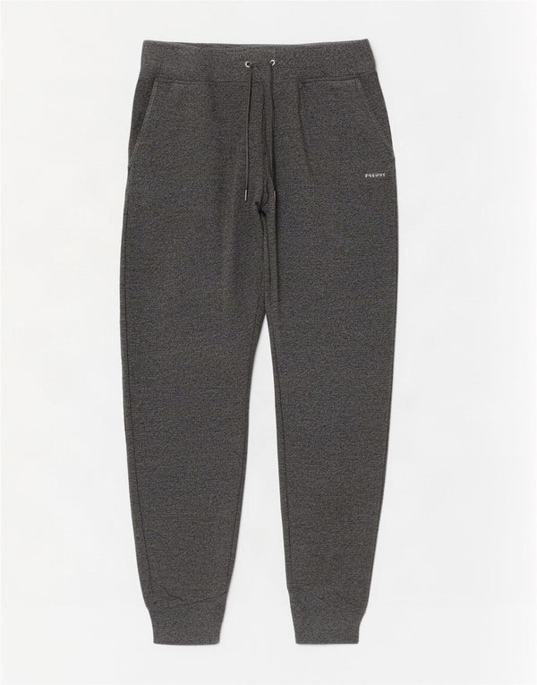 Calça de treino feminina Freddy Joggers UK 10 algodão manchado cinza pequeno
