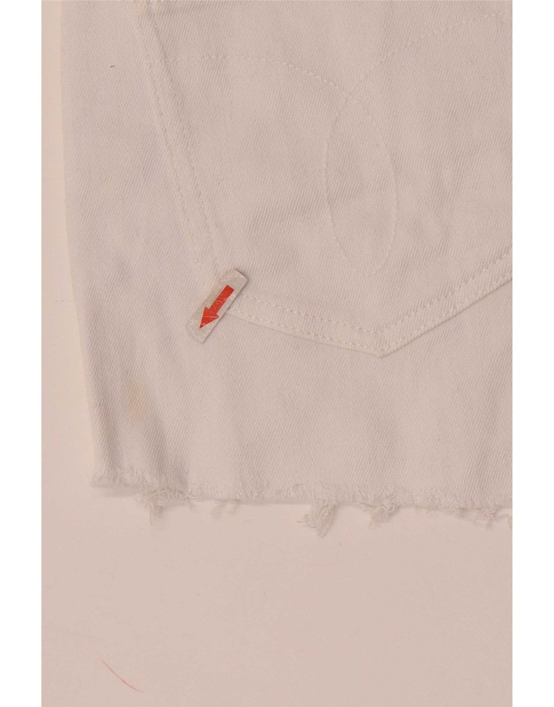 Shorts jeans feminino Calvin Klein W28 médio algodão branco