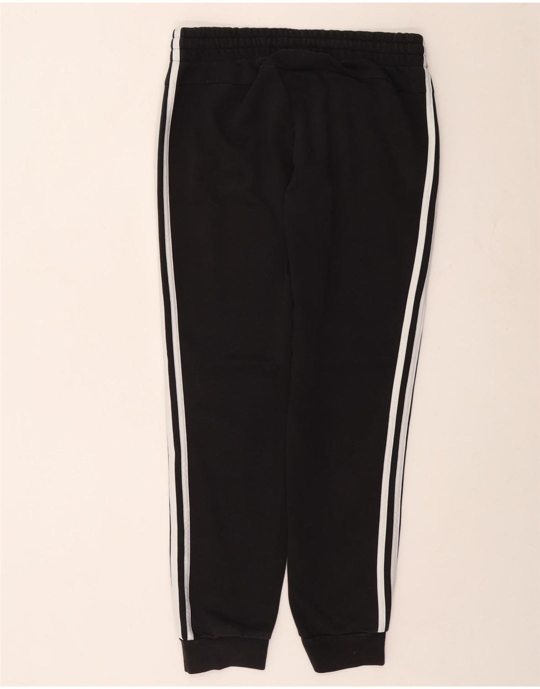 ADIDAS Calças de treino femininas Joggers UK 16/18 Grande Algodão Preto