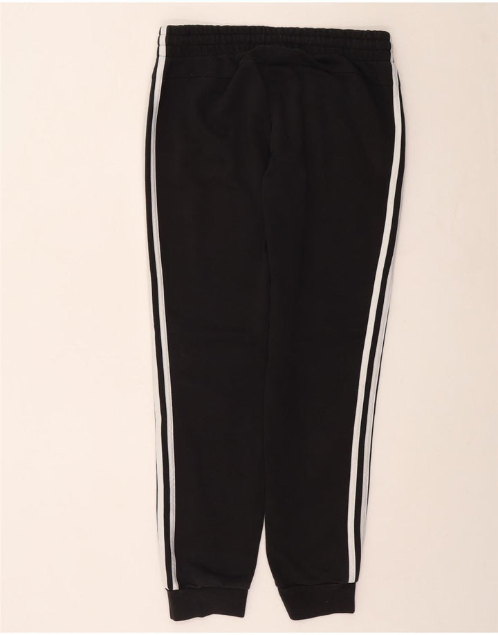 ADIDAS Calças de treino femininas Joggers UK 16/18 Grande Algodão Preto
