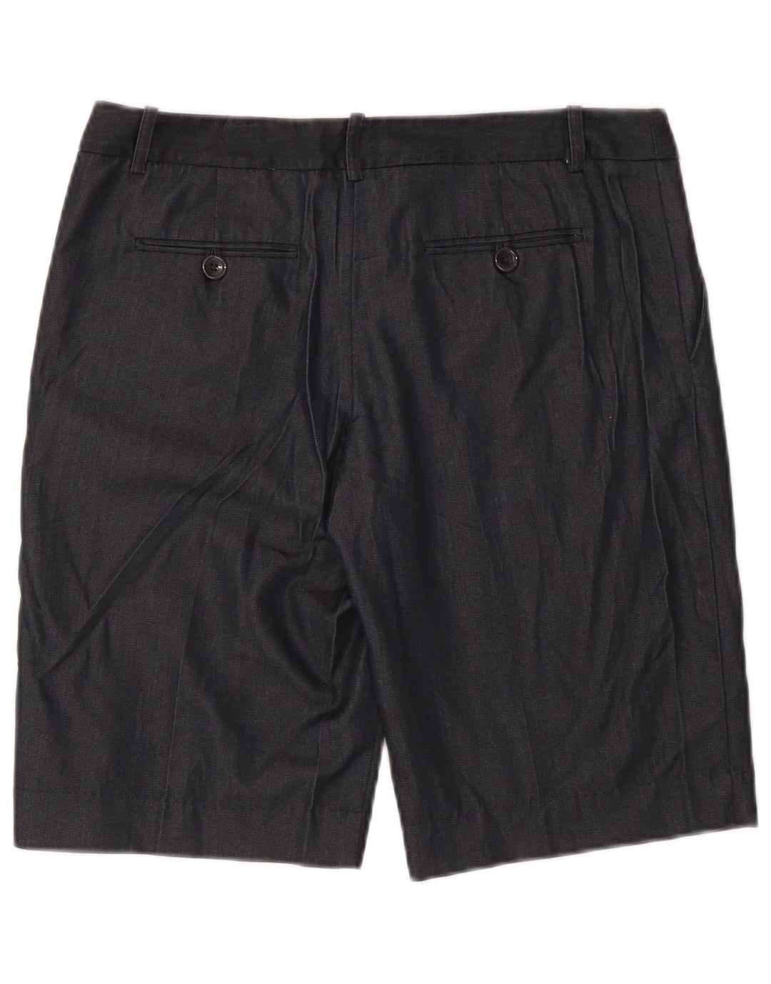 MOSSIMO Shorts Chino Feminino US 8 Médio W30 Algodão Preto