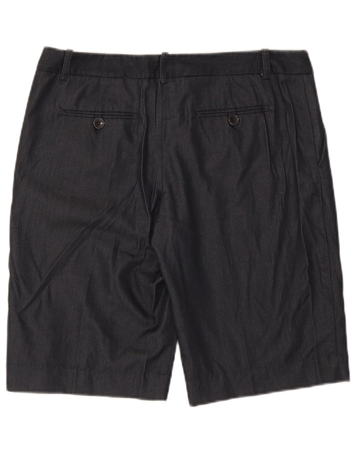 MOSSIMO Shorts Chino Feminino US 8 Médio W30 Algodão Preto