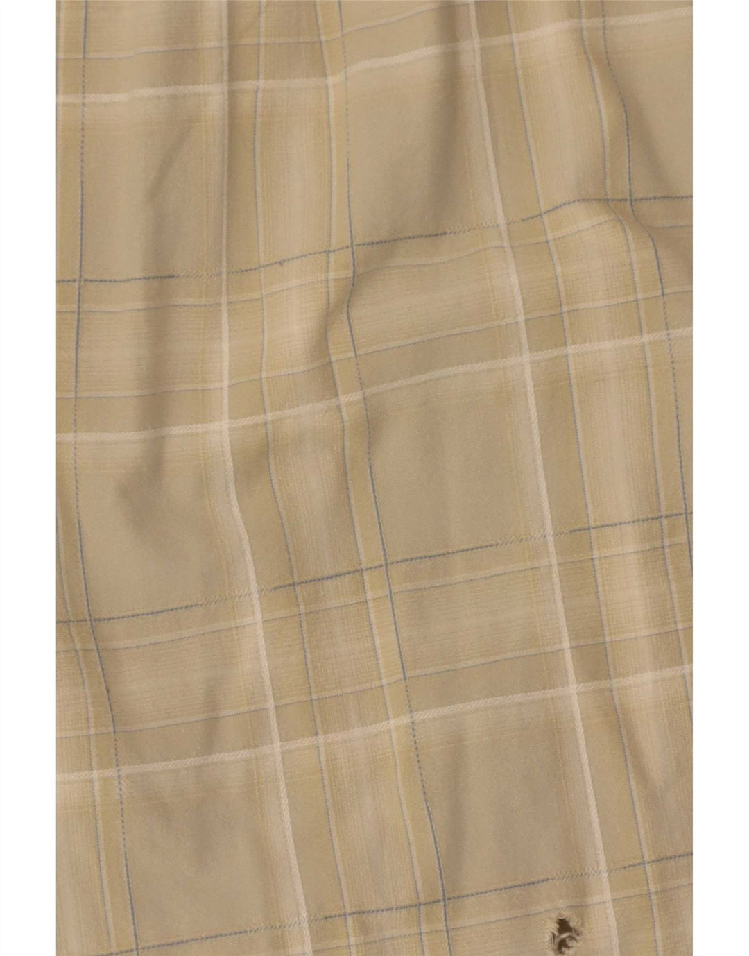 Camisa masculina de manga curta Camel Active XL bege xadrez