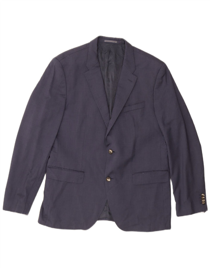 Jaqueta Blazer Masculina Tommy Hilfiger Tailored 2 Botões IT 54 2XL Azul Marinho