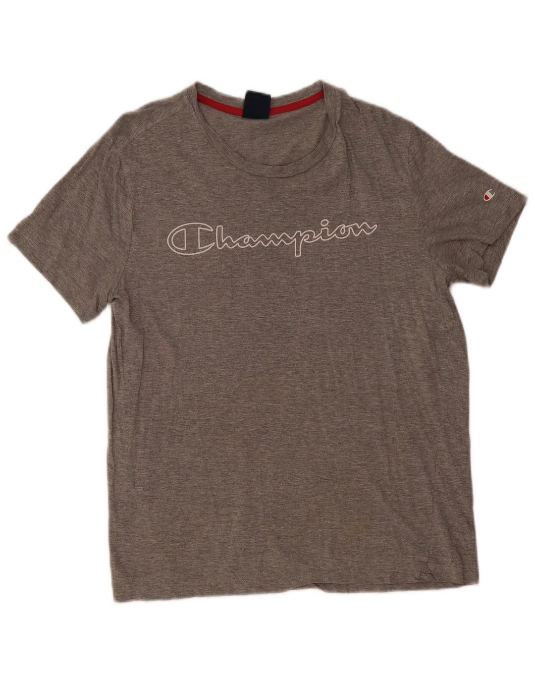 Campeão Camiseta Masculina Graphic Top Cinza Médio