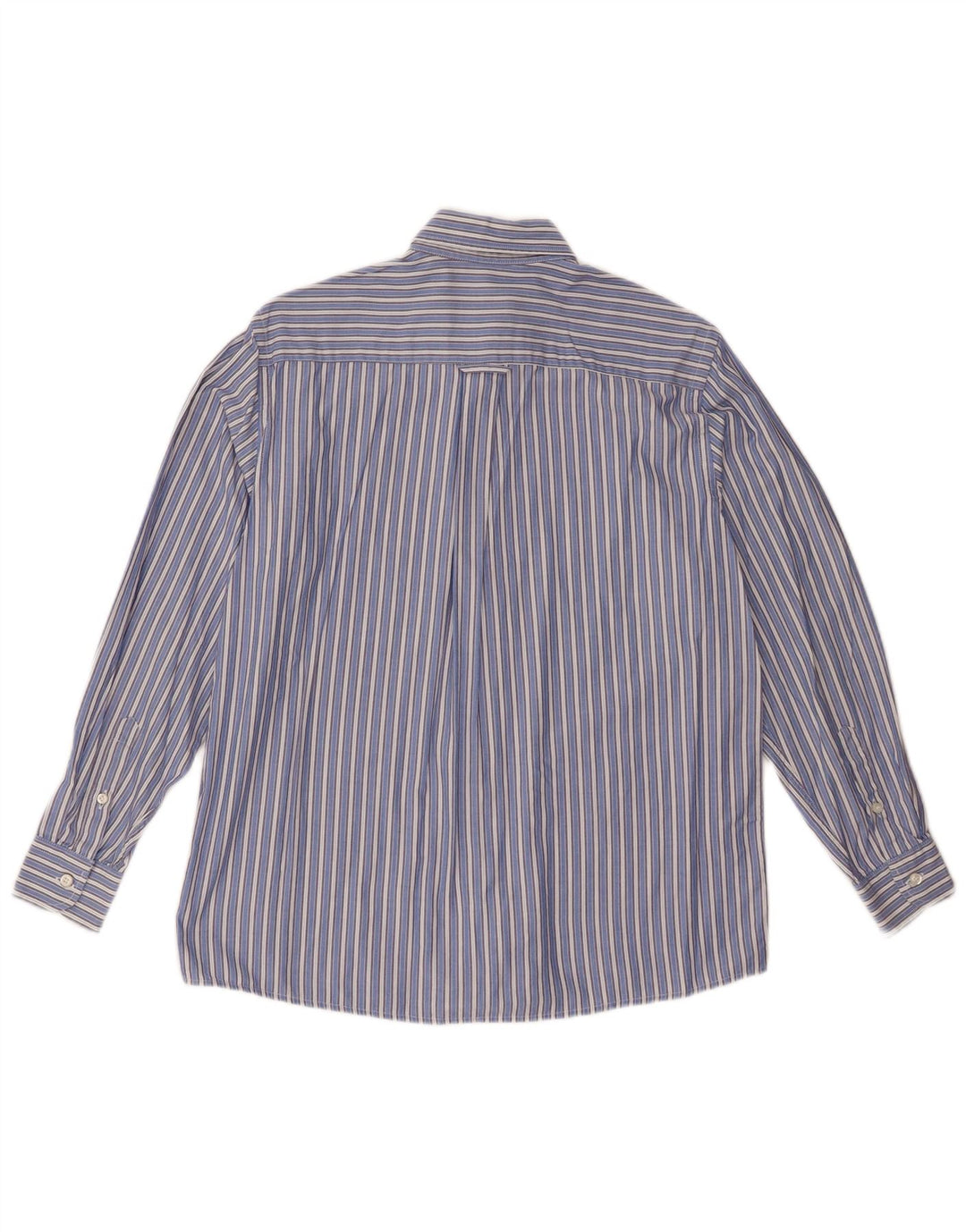 Camisa masculina Fred Perry 11-12 anos algodão listrado azul