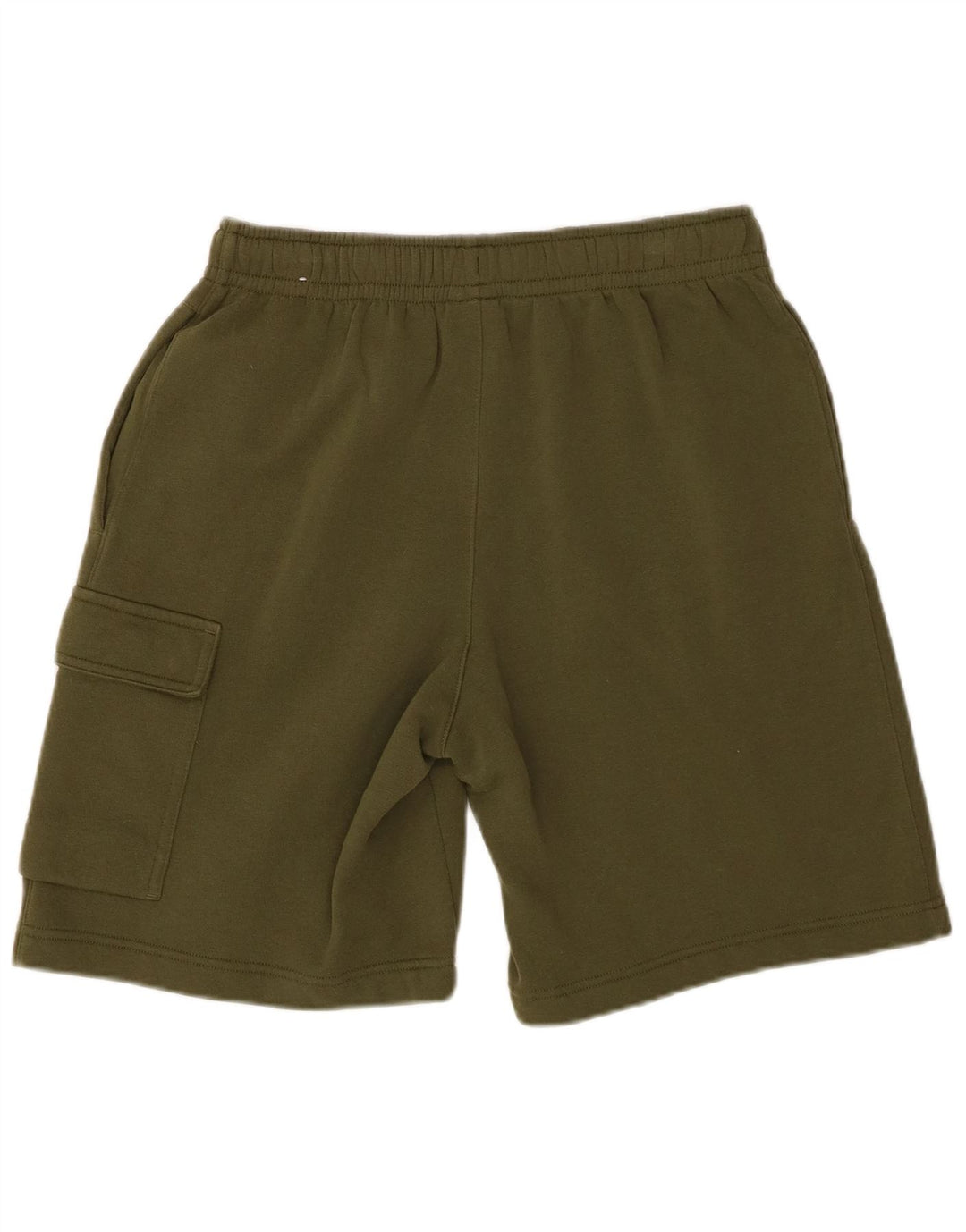 Shorts esportivos masculinos NIKE pequenos de algodão cáqui