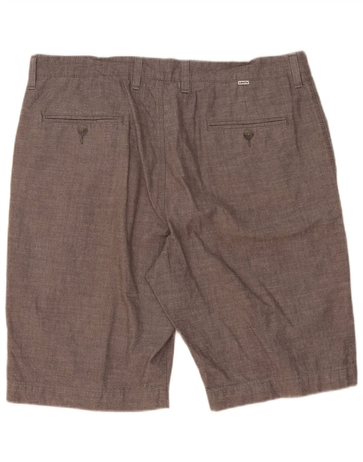 Shorts Chino Masculino Levi's W36 Grande Algodão Cinza