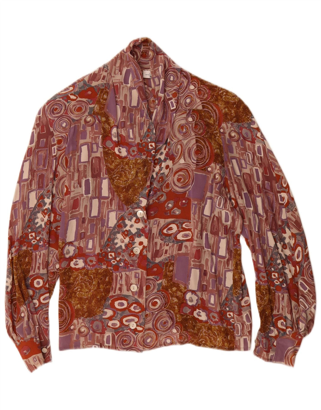 Blusa feminina Fiorella Rubino UK 8 pequena multicolorida