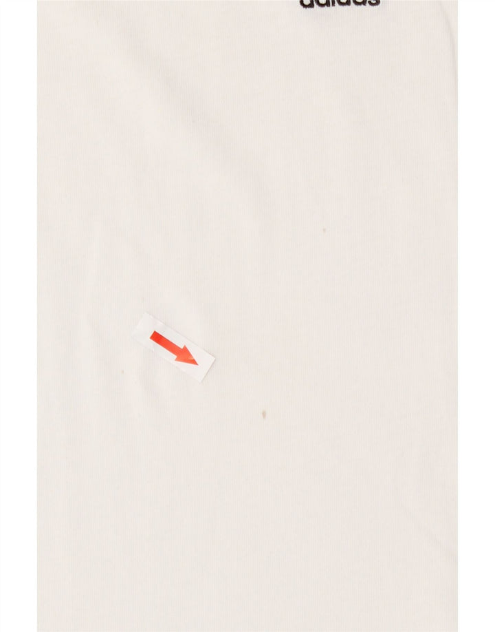 Camiseta Adidas Feminina Top UK 12 Médio Algodão Branco