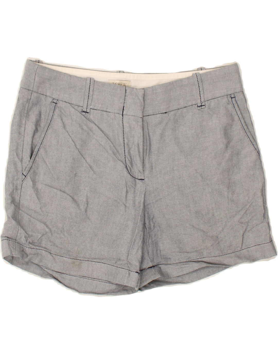 J. CREW Womens Chino Shorts US 0 XS W28 Grey Cotton Vintage J. Crew and Second-Hand J. Crew from Messina Hembry 