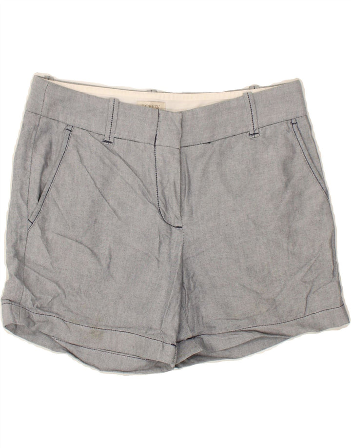 J. CREW Womens Chino Shorts US 0 XS W28 Grey Cotton Vintage J. Crew and Second-Hand J. Crew from Messina Hembry 