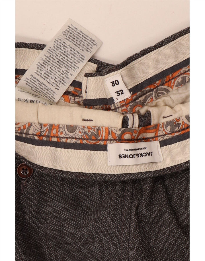 Calça Chino Masculina Slim Jack & Jones W30 L32 Cinza