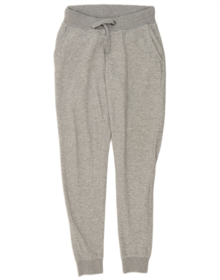 Calça de treino feminina French Connection Joggers UK 10 pequeno cinza