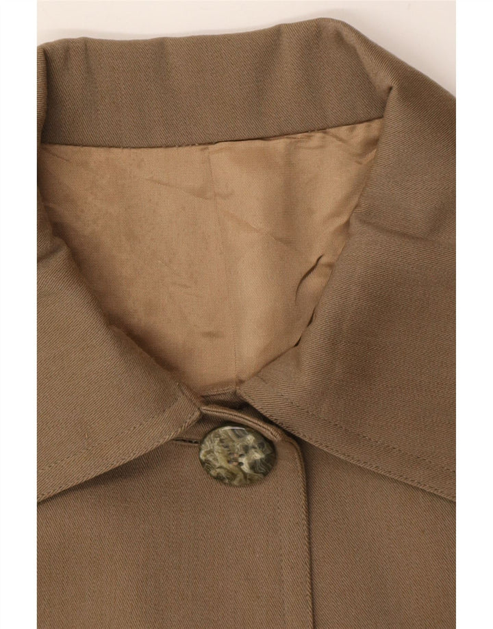 Sobretudo oversized feminino vintage UK 18 XL marrom