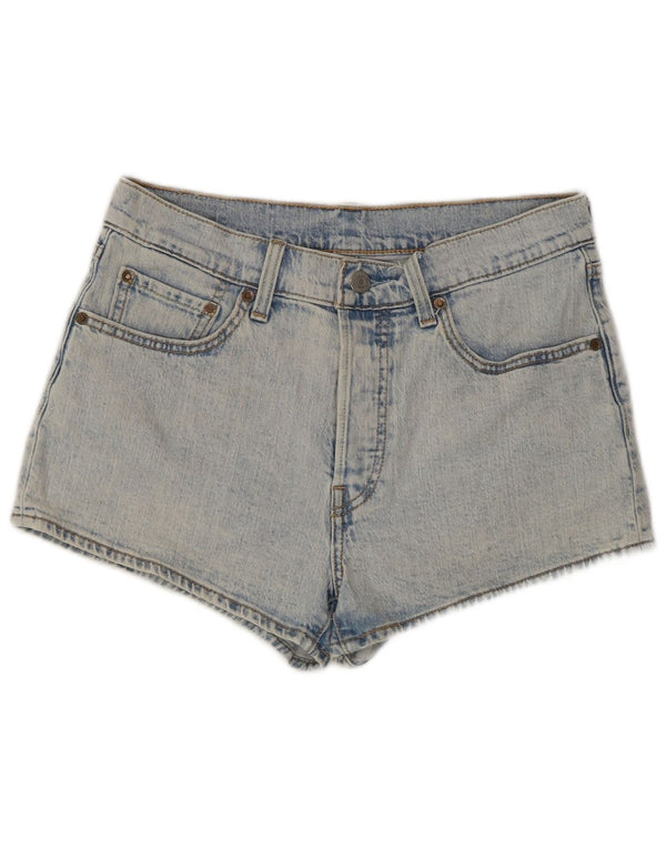 Shorts jeans feminino Levi's 501 W27 pequeno azul algodão