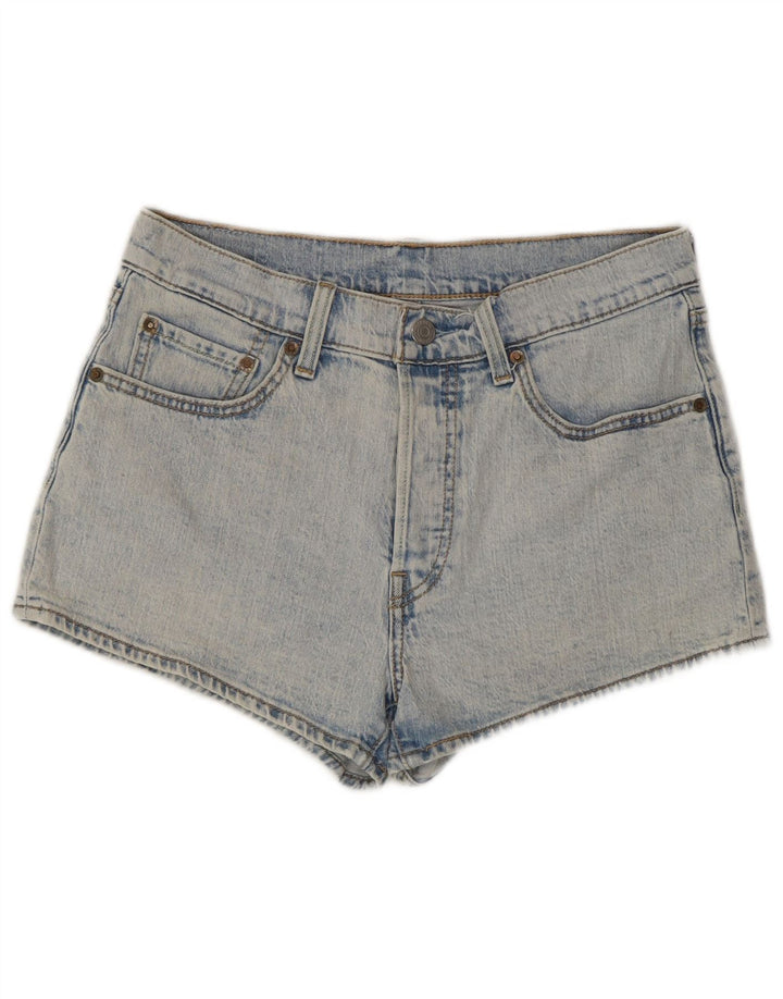 Shorts jeans feminino Levi's 501 W27 pequeno azul algodão
