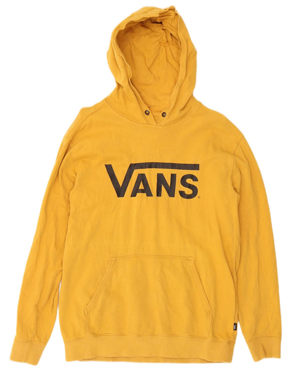 Vans masculino gráfico moletom com capuz grande algodão amarelo