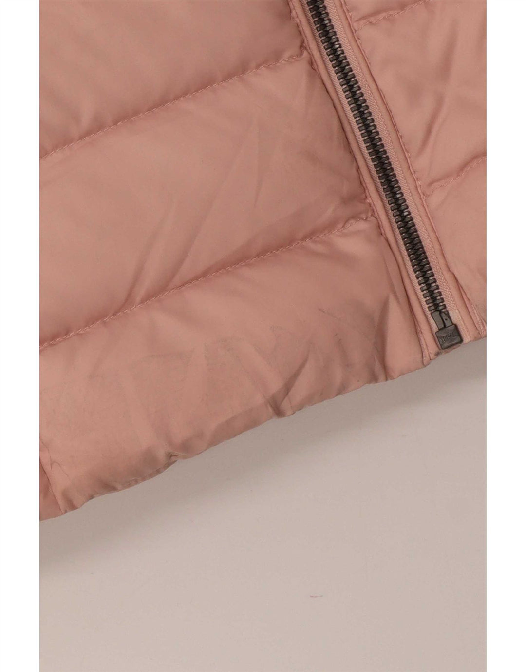 Jaqueta acolchoada com capuz feminina Tommy Hilfiger UK 10 poliéster rosa pequeno